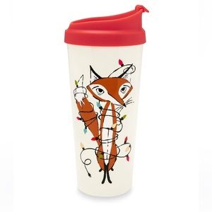 Kate Spade Festive Foxes Holiday Mug
